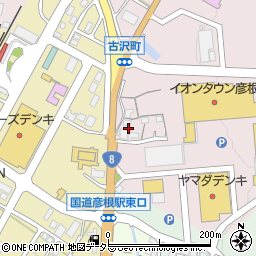 滋賀県彦根市古沢町225周辺の地図