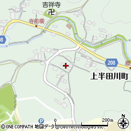愛知県瀬戸市上半田川町218周辺の地図