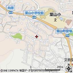 葉山町役場　青少年会館周辺の地図