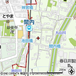 愛知県春日井市牛山町224周辺の地図