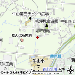 愛知県春日井市牛山町1268-19周辺の地図