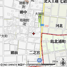 愛知県一宮市大和町於保郷中2319周辺の地図