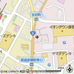 滋賀県彦根市古沢町233周辺の地図