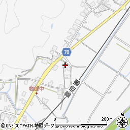 兵庫県朝来市物部1056周辺の地図