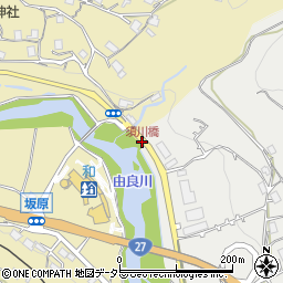 須川橋周辺の地図