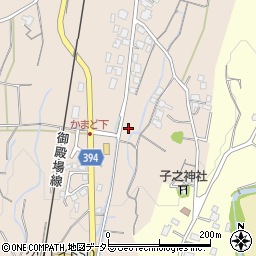 静岡県御殿場市竈41周辺の地図