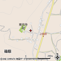 京都府船井郡京丹波町篠原サコ周辺の地図