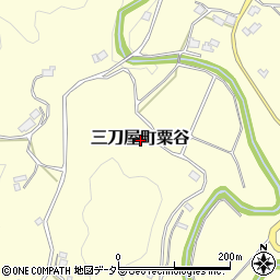 島根県雲南市三刀屋町粟谷周辺の地図