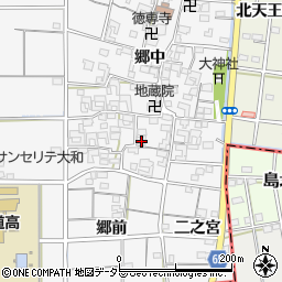 愛知県一宮市大和町於保郷中2338周辺の地図