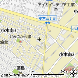 愛知県小牧市小木南3丁目110周辺の地図