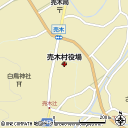 売木村役場周辺の地図