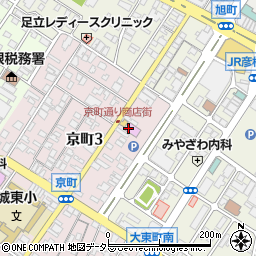 パーラー一番京町店周辺の地図