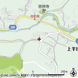 愛知県瀬戸市上半田川町192周辺の地図