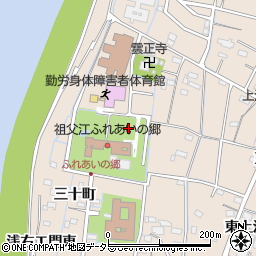 愛知県稲沢市祖父江町祖父江柿ノ木周辺の地図