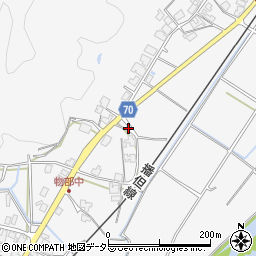 兵庫県朝来市物部800周辺の地図