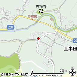 愛知県瀬戸市上半田川町190周辺の地図