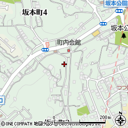 神奈川県横須賀市坂本町周辺の地図