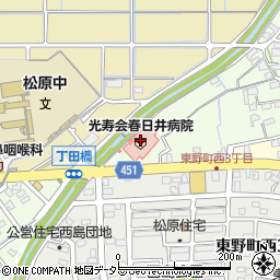 光寿会春日井病院周辺の地図