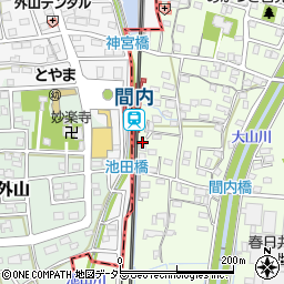 愛知県春日井市牛山町193周辺の地図