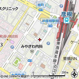個別指導キャンパス　彦根校周辺の地図