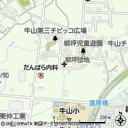 愛知県春日井市牛山町1268-7周辺の地図