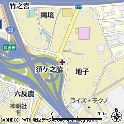 愛知県一宮市丹陽町九日市場地子785-1周辺の地図