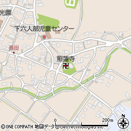 照蓮寺周辺の地図