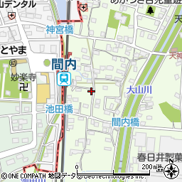 愛知県春日井市牛山町227周辺の地図