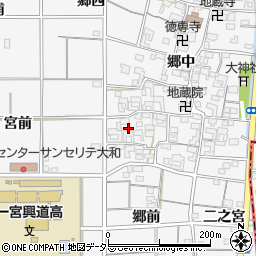 愛知県一宮市大和町於保郷中2363周辺の地図