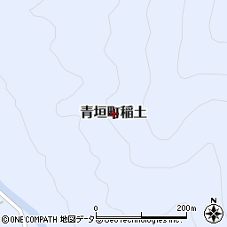 兵庫県丹波市青垣町稲土周辺の地図