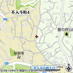 神奈川県横須賀市上町4丁目22周辺の地図
