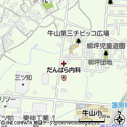 愛知県春日井市牛山町1299周辺の地図