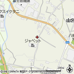 静岡県富士宮市山宮2490周辺の地図