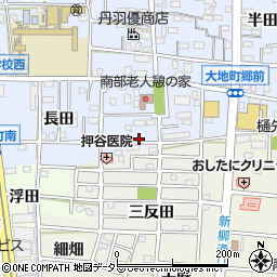 愛知県岩倉市大地町江川前周辺の地図