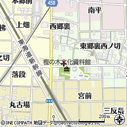 愛知県一宮市萩原町高松川田17周辺の地図