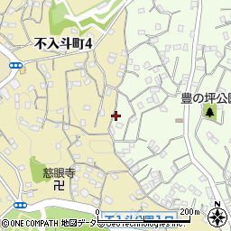 神奈川県横須賀市上町4丁目22-4周辺の地図