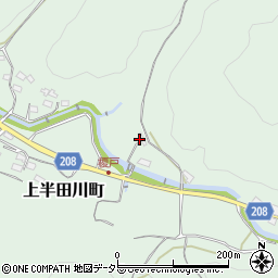 愛知県瀬戸市上半田川町792周辺の地図