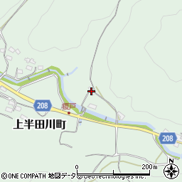 愛知県瀬戸市上半田川町791周辺の地図