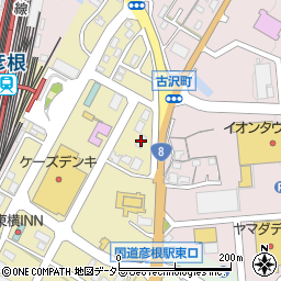 ＯａｋＶｉｌｌａ彦根駅東周辺の地図