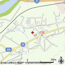 京都府京丹波町（船井郡）広野（中地）周辺の地図