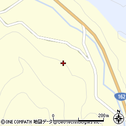 京都府南丹市美山町長尾小谷周辺の地図