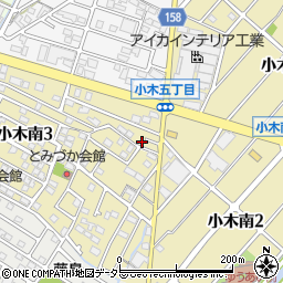 愛知県小牧市小木南3丁目65周辺の地図