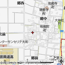 愛知県一宮市大和町於保郷中2362周辺の地図