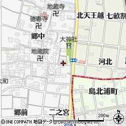 愛知県一宮市大和町於保郷中2405周辺の地図