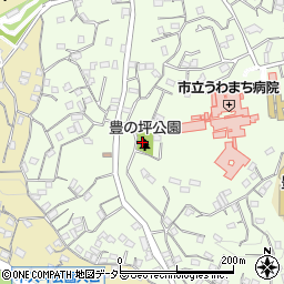 豊の坪公園周辺の地図