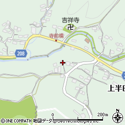 愛知県瀬戸市上半田川町184周辺の地図