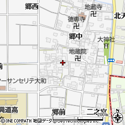 愛知県一宮市大和町於保郷中2336周辺の地図