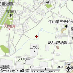 愛知県春日井市牛山町521周辺の地図