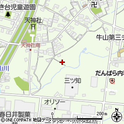 愛知県春日井市牛山町502周辺の地図