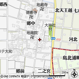 愛知県一宮市大和町於保郷中2401周辺の地図